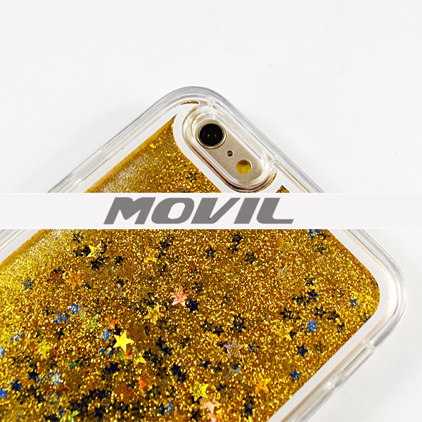 NP-2453 Arenas movedizas Bling Bling Star funda para Apple iPhone 6-5